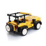 Jeep Wrangler Car Building Block Set (242 Pieces). Racing Car Building Blocks For Kids And Adults