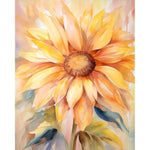 Sunflower Paint by Numbers Kit, 16 x 20 Inch Canvas with Brushes & Acrylic Paints