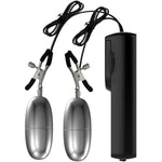 Vibrating Power Bullet Nipple Clamps