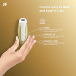 Love Breeze Vibrator Sex Toy | Adult Toys for Women | Clitoral Airpulse Vibrator | Vibrating Sexual Pleasure Device | Stimulation Vibrators | Female Wellness Tools | Woman Sextoy (Yellow)