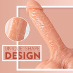 Realistic Lifelike Penis G-Spot Dildos - Soft Realistic Dildo With Big Testicle - G-Spot Dildo With Powerful Suction Cup For Hands-Free Play - Fake Penis Adult Sex Toy For Women And Couple 7.87"