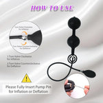 Inflatable Anal Butt Plug for Enhanced Pleasure in LGBT Intimate Play, Sex Toys for Beginners and Pro Players