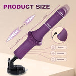 Sex Toys Dildo Vibrator Machines - 12.85 Inch Realistic Dildos With 10 Vibration & 3 Thrusting & Heating Modes, Adult Machine G Spot Clit Anal Toy With Removable Suction Cup For Women Men Couple