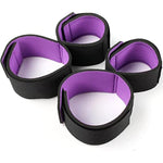 Bdsm Bondage Sex Toys Restraints Wrist & Thigh Cuffs Bdsm Kit,Sex Bondage Handcuffs And Thigh Restraint Set Bdsm Bondage Restraint Set Sm Bondage Set Toy For Lovers Couples Beginners & Professionals