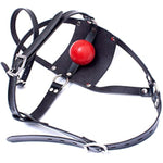 Y-Shape Restraint Leather Mouth Masks Sm Strap-On Mouth Gag Sm Breathable Bondage Ball Adult Fetish Sex Toys