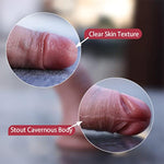 5.91 Inch Realistic Soft Dildos For Beginners, Handmade Lifelike Thick Silicone Dildo, Suction Cup Soft Penis For Hands-Free Play,G-Spot And Anal Play, Adult Sex Toys For Men And Women & Couples(Goku)