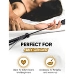 Crop 18" For Sex Play Bdsm Spanking Crop Adult Sex Crop Black Sex Flogger Whip Crop Black Spanking Sex Crop Bdsm Sex Whip For Spanking Sex Paddles And Whip