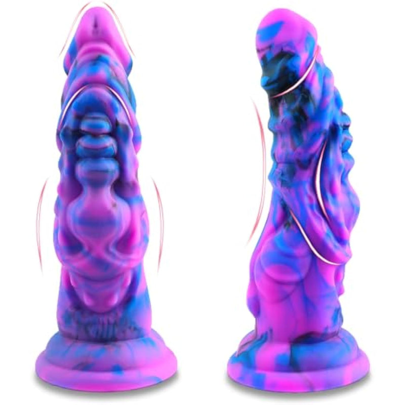 Monster Dildo Sex Toys - 8.87" Fantasy Dragon Dildo With Strong Suction Cup For Women, Silicone Thick Huge Realistic Dildos For Vaginal And Anal Stimulation, Adult Sex Toy For Women And Couples