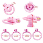 Inverted Chastity Cage with Invisible Lock - Male Sex Toy for Bondage and Penis Confinement
