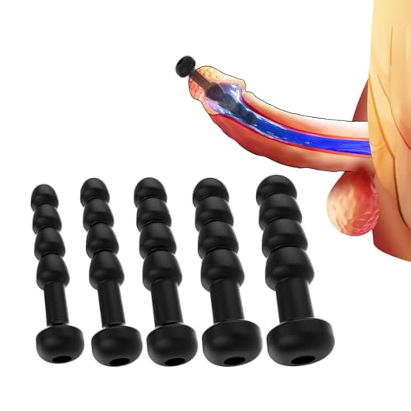 5 Pcs Catheters & Sounds Sex Toys Urethral Sounds Beads Urethral Plug Urinary Dilator Urethra Masturbation Rod Sex Toy For Men Trainer Kit For Men