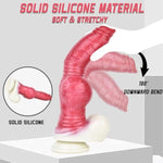 Silicone Realistic Dildo, Powerful Suction Cup Female Sex Toys Dog Animal Dildo Suitable For Adult Lesbian Ouples And Male Anal Sex