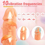 Realistic Ejaculating Dildo 10.2In Squirting Dildo With Strong Suction Cup For Hands-Free Play Suction Big Squirty G-Spot And Anal Prostate Play Sex Toys (Squirting(Battery Model))