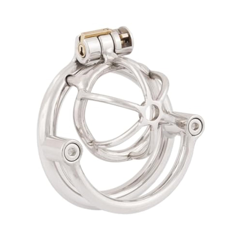Male Small Chastity Device Cages Prevent Escape Design Closed Ring Cock Cage Adult Game Sex Toy B640 40Mm