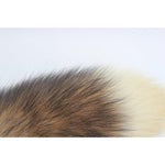 Stainless Steel Fox Tail with Sensual Anal Plug and Stylish Keychain