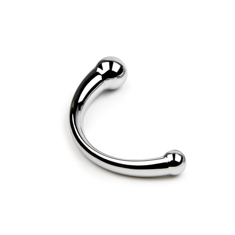 Double Ended Dildo Metal Wand, Sex Toy For G-Spot, P-Spot & Anal Plug (Small)