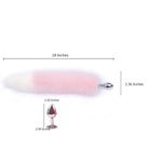 Butt Plug With Pink Tail For Cosplay, Sex Aanl Toys For Women Men Couple & Beginner (Ordinary)