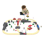 Train Track Accessories Remote Control Train, Battery Operated Locomotive Train Toy For Toddlers Train Set, Powerful Engine Train Vehicle Fits All Major Brands Railway System (Battery Not Included)