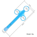 Lube Applicator Syringe With Silicone Cap - Personal Lubricant Shooter - Reusable & Durable - 2 Pack - Discreet Packaging