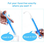 Lube Applicator For Women,Men,Female Lubricant Tube Shooter With 10Ml Scales [2 Pack+Storage Bag] Reusable, Smooth With Rounded Tip & Cap,Easy Use/Clean