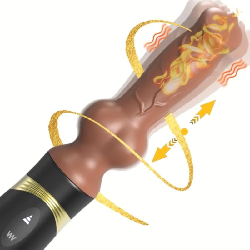 Dildo Thrusting Vibrator Sex Toys For Women - Realistic Dildos For G Spot Anal Stimulation With 3 Thrusting & 10 Vibration & Heating Mode, Blowjob Silicone Dildo Adult Toy For Woman Couple