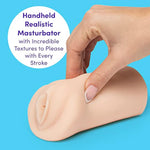 Thrust Pro Mini Lea Male Masturbator with Realistic Vagina Texture and Ribbed Canal