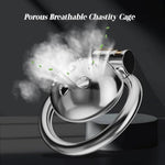 Chastity Device Adult Sm Sex Toys With Heart-Shaped Cover, Male Chastity Cage Penis Lock With Concealed Lock And Key For Men Cock Bondage Of Waterproof Stainless Steel (50Mm)
