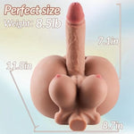 Shemale Sex Doll Futa Sex Toy With Realistic Dildo And Pussy Ass, Trans Sex Doll Torso Male Masturbator With Boobs, Fantasy Male Sex Doll For Women Sex