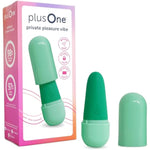 Private Pleasure Bullet Vibrator, Made Of Body-Safe Silicone, Quiet Mode, 10 Settings, Rechargeable & Waterproof, Hygiene & Privacy Cover, Green
