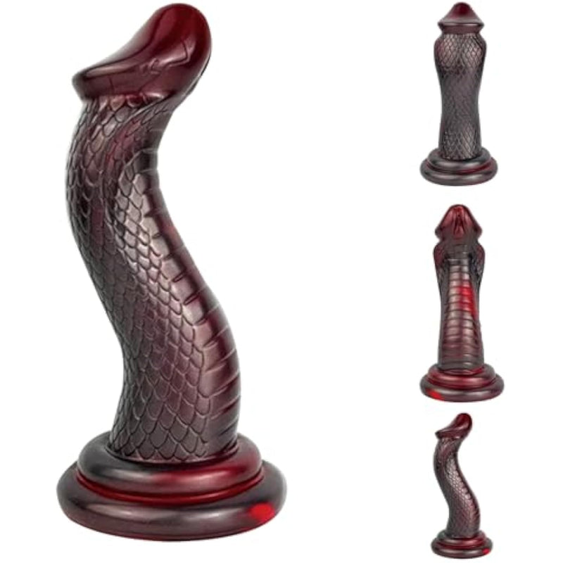 Monster Dildo - 9.05'' Silicone Realistic Thick For S Anal Plug With Strong Suction Cups Dildo Adult Sex Toys & Games For Men Women (Red)