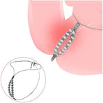 Female Adjustable Labia Clip Massager Stainless Steel Pull Bead Couple Bdsm Bondage Passion Orgasm Slave Female Gift