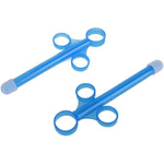 Lube Applicator Syringe With Silicone Cap - Personal Lubricant Shooter - Reusable & Durable - 2 Pack - Discreet Packaging