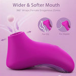 Clitoral Sucking Vibrator for Women & Couples, Clit Sucker Vibrators with 10 Air-Pulse Suction & Vibration Modes, Waterproof Rose Sex Toy Clitoris Nipple Oral Stimulator Adult Sex Toys & Games