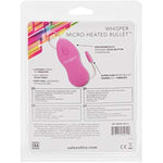 Whisper Micro-Heated Bullet Vibrator With 2-Speeds Powerful Vibration And Warms As It Vibrates - Pink Se-0044-04-2