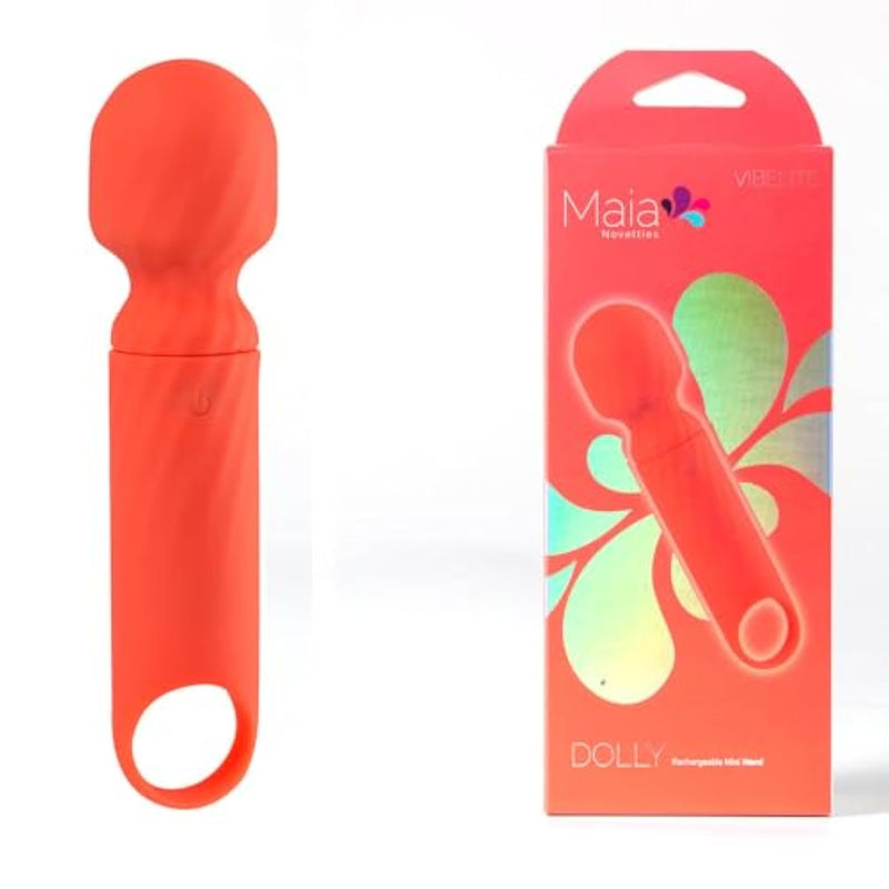 Dolly 10-Function Rechargeable Mini-Wand Bullet Clitoral Vibrator Sex Toy