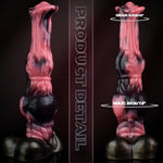 Realistic Horse Dildo Silicone Huge Monster Fantasy Animal Knotted Dildos Lifelike Texture With Thick Knot Dildo Giant Long Sex Toys 10 In Suitable For Adult Female Male Couples Anal Pulg G Spot