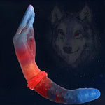 Double Headed Realistic Long Dildo G-Spot Massage Monster Sex Toys, Realistic Hand Pellet Stimulating Dual Purpose Anal Plugs Adult Sex Toys For Lesbian Gay Women Men Couples (Multicolor)