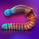 Liquid Silicone Double Ended Dildo+Tpe Realistic Transparent Anal Dildos With Strong Suction Cup For Women Men Couple Gay Lesbian