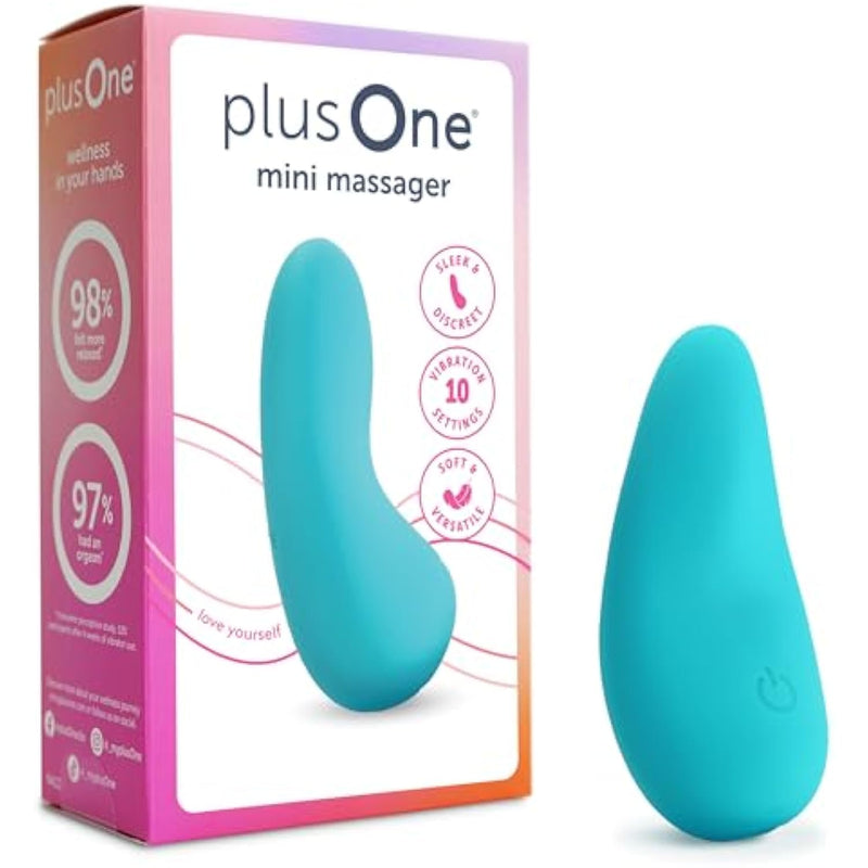 Mini Massager Vibrator, 10 Vibration Settings, Body-Safe Silicone, Fully Waterproof, And Rechargeable