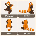 Red Panda Plush Cute Stuffed Animals For Girls Standing Plush Cute Toy Kawaii Birthday For Kids Adults Boys