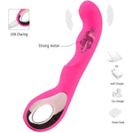 3 In 1 Triple Finger Patting Dildo Vibrator Wand Sex Toys For Womans, Clitoral Stimulator, G Spot Flap Vibration, Nipple Stimulator, Anal Pleasure, Ideal For Womens Or Couples. (Rose)