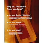 Finger Condom, 18 Pcs Bundle Ultra-Thin Natural Latex Lubricated Finger Condoms, Natural Neroli Scented