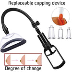 Pussy Pump Sex Toy With 5 Cups, Manual Nipple And Clitoral Suction Cups For Increased Sensation And Enhanced Female Sexual Pleasurevacuum Pump, Nipple Clitoral Stimulator For Adult Play (Black)