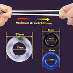 3 Pcs Silicone Penis Ring For Longer Harder Stronger Erections, 3 Colors Cock Penis Rings Sexual Stimulation Device For Men, Better Sex Erection Enhancing Premium Adult Sex Toys, Gifts For Men/Gay