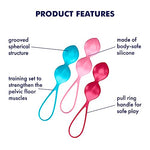 V Balls - Kegel Ball Exercise Weights, Ben Wa Balls, Pelvic Floor Training, Tightening, Ideal for Beginners, 3-Piece Set (2.79-5.30 oz.)