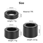 Male Erection Enhancing Sex Toy - Silicone Cock Ring for Men