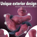 6.22In Huge Butt Plug Dragon Fruit Shape Prostate Massager, Big Butt Plug Wearable Giant Anal Fantasy Toy, Massive Butt Plug Training Soft Anal Stretcher Trainer For Advanced Men Women Couple Gay