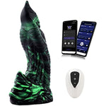 App Controlled Silicone Vibrator, Premium Fantasy Vibration Dildos, Glow In The Dark Sex Toy For Men Women