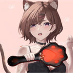 Leather Heart Cat Claw Spanking Paddle Fetish Adult Sex Toys Cute Leather Flogger Bdsm Sex Play Paddle Sexual Flirting Tools Whips For Adults Couple Sm Game Bed