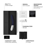 Billy 2 Vibrating Prostate Massager, Anal Vibrator For Men With 8 Pleasure Settings, Smooth And Rechargeable Anal Plug, Anal Toys For Men, Mens Prostate Toy, Deep Blue