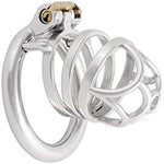 Male'S Stainless Steel Chastities Devices Lock Cage Trainer Kit For Men Clothing J0845 45Mm